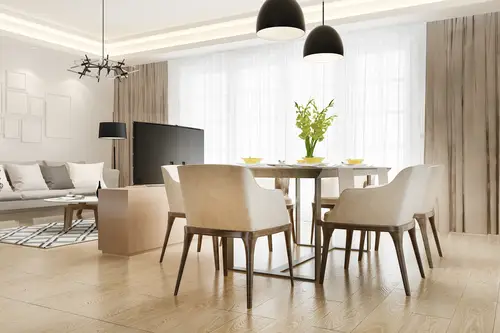 Kolik místa nechat kolem jídelního stolu