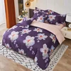 3dílné povlečení Nela fialové polycotton