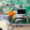 Abstraktní liška s moderními prvky