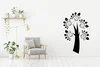 Abstraktní strom na stěnu 50x80 cm černá