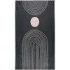 Antracitový pratelný koberec 120x160 cm
