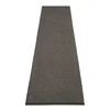 Antracitový vnitřní a venkovní běhoun Emm Black Linen 70x300 cm