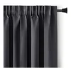 Antracitový zatemňovací termo závěs 140x270 cm Pleat