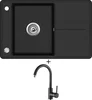 Aquastone LOTOS 40 a AQ 5561 černá metalická