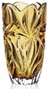 Aurum Crystal Váza Flora Amber 280 mm