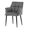 Autronic DCH-J2139 GREY2 – otočná jídelní židle