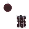 Autronic sametové koule bordó VAK133 BOR
