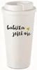 Babička Ještě Více - Bílý Termohrnek 475 ml