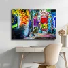 Barevný obraz na plátně 70 × 100 cm