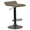Barová židle BAILI, šedohnědá