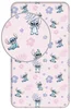 Bavlněné prostěradlo Lilo and Stitch Pink 90×200 cm