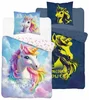 Bavlněné svítící povlečení FLUORA Unicorn’s Power