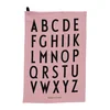 Bavlněné utěrky 2 ks 40x60 cm Design Letters