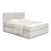 Béžová boxspring postel Olia Bold 160x200 cm