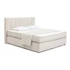 Béžová boxspring postel Olia Bold Line 160x200 cm