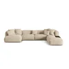 Béžová modulární rohová pohovka Martina Micadoni