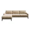 Béžová rohová pohovka MESONICA Musso Tufted levá