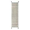 Béžovo-modrý bavlněný běhoun Flair Rugs Leela 60x200 cm