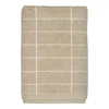 Béžový bavlněný ručník 50x100 cm Tile Stone Mette Ditmer Denmark