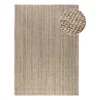 Béžový jutový koberec 160x230 cm Bouclé