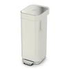 Béžový ocelový pedálový odpadkový koš 40 l Porta Joseph Joseph