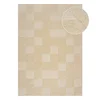 Béžový vlněný koberec 230x160 cm Checkerboard Flair Rugs