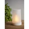 Bílá LED dekorace Star Trading Flame Candle