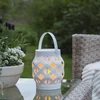Bílá venkovní lucerna Star Trading Flame Lantern 16 cm