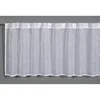 Bílá záclona s Jacquard vzorem 45x140 cm