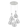 Bílé LED závěsné svítidlo Cipera CINQUE 55 cm