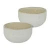 Bílo-bezové kamenné misky set 2 ks 10 cm Sand Grain