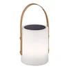 Bílo-hnědá LED stolní lampa Bari Fischer & Honsel