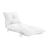 Bílý exteriérový futon Sit&Sleep White