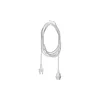 Bílý kabel s koncovkou pro žárovku Star Trading Ute 2,5 m