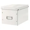 Bílý kartonový úložný box s víkem 32x36x31 cm Leitz