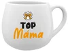 Bílý keramický hrnek 300 ml TOP MÁMA