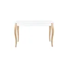 Bílý odkládací konzolový stolek Dressing Table 105x74 cm