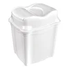 Bílý plastový odpadkový koš 9 l