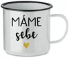 Bílý smaltovaný plecháček 350 ml