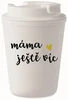 Bílý termohrnek 300 ml MÁMA JEŠTĚ VÍC