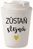 Bílý termohrnek 300 ml s vtipným potiskem