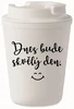 Bílý termohrnek s motivačním nápisem 300 ml