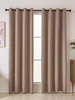 Blackout závěsy Elias cappuccino 140x280 cm, 2 ks