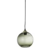 Bloomingville Závěsná lampa Alber zelená skleněná