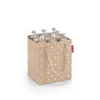 Bottlebag – Nákupní taška na lahve, Metallic Dots Coffee