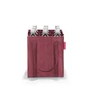 Bottlebag Twist – Nákupní taška na lahve, bordó
