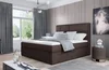 Boxspring BARBARIO 03 140x200 hnědá látka