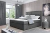 Boxspring BARBARIO 05 180x200 šedá