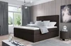 Boxspring BARBARIO 11 160x200 tmavě hnědá
