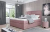 Boxspring BARBARIO 16 160×200 cm – růžová látka